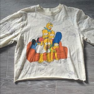 Simpsons long sleeve crewneck